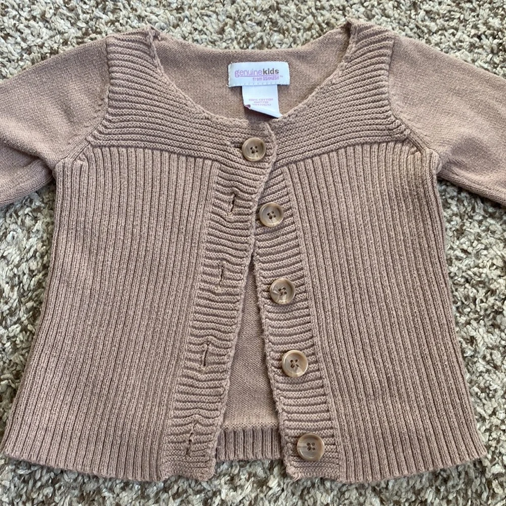 Oshkosh Genuine Kids Ribbed Knit Cardigan
